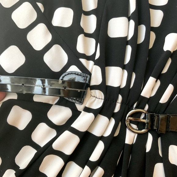 Great Black & White Ladies Office Dress NWT SZ 12 - Picture 8 of 10